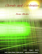Chorale & Celebration by Rhodes Brian for Concert Band