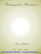 Introspective Variations by Rhodes Brian for Concert Band