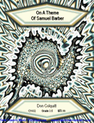 On A Theme Of Samuel Barber by Colquitt Don for Concert Band