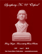 Symphony #92 Oxford by Haydn Joseph - Rhodes Brian - for Concert Band