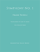Symphony #1 (Digital Parts Only) by Ticheli Frank - Green Gary D - for Concert Band
