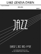 Lake Geneva Dawn by Baker Paul for Jazz Ensemble