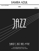 Samba Azul by Baker Paul for Jazz Ensemble
