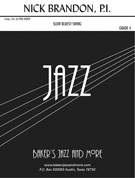 Nick Brandon Private Eye by Baker Paul for Jazz Ensemble
