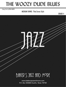 Woozy Dude Blues The by Baker Paul for Jazz Ensemble