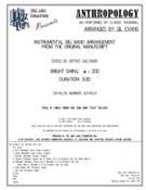 Anthropology by Gillespie and Parker - Evans Gil - for Jazz Ensemble