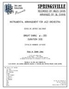 Springsville by Carisi John - Evans Gil - for Jazz Ensemble
