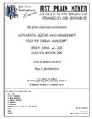 Just Plain Meyer by Brookmeyer Bob for Jazz Ensemble