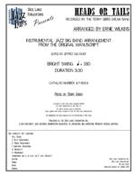 Heads Or Tails by Gibbs Terry - Wilkins Ernie - for Jazz Ensemble