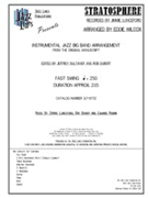 Stratosphere by Wilcox Eddie for Jazz Ensemble