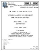 Monk's Point by Monk Thelonious - Nelson Oliver - for Jazz Ensemble