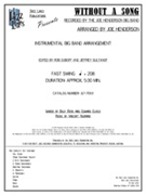 Without a Song by Henderson Joe for Jazz Ensemble