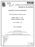 Punjab by Henderson Joe for Jazz Ensemble (ed. DuBoff / Sultano)