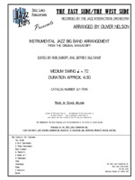 East Side The / The West Side by Nelson Oliver for Jazz Ensemble (Jazzhattan Suite)