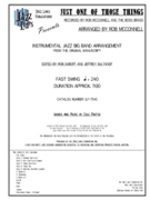 Just One Of Those Things by Porter Cole - McConnell Rob - for Jazz Ensemble