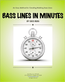 Bass Lines In Minutes by Berg Kris for Bass Method