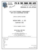 I'm In The Mood For Love by McHugh Jimmy - Lipman Joe - for Alto Sax