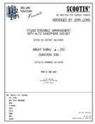 Scootin' by Lewis John for Alto Sax