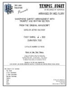 Tempus Fugit by Powell Bud - Flory Med - for Sax Quintet