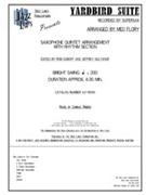 Yardbird Suite by Parker Charlie - Flory Med - for Sax Quintet