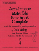 Jazz Improv Materials Handbook Complete by Willey Rich for Treble Clef