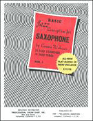 Jazz Conception For Sax - basic 1 by Niehaus Lennie for Sax Method (Basic 1)