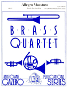 Allegro Maestoso by Handel George Frideric - Holcombe and Thomas - for Brass Quartet