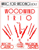 Music For Weddings Volume 2 by - Holcombe Bill - for Woodwind Trio
