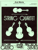 Ave Maria by Schubert Franz - Rothrock Carson - for Str Quartet