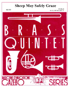 Sheep May Safely Graze by Bach Johann Sebastian - Holcombe Bill - for Brass Quintet