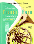 Sheep May Safely Graze by Bach Johann Sebastian - Holcombe Jr Bill - for French Horn Quartet