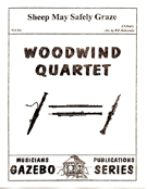 Sheep May Safely Graze by Bach Johann Sebastian - Holcombe Bill - for Woodwind Quartet