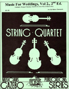 Music For Weddings Volume 2 2nd Edition by - Giammario Matteo - for Str Quartet