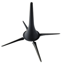 Stand--clarinet K & M - Black - 4 Legs for