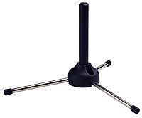 Stand--flute K & M - Black - 3 Legs/18mm Peg for