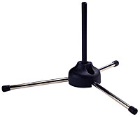Stand--flute K & M - Black - 3 Legs/9.5mm Peg for