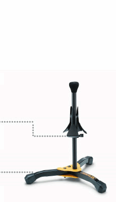 Stand--soprano Sax Hercules Single - Single Peg for