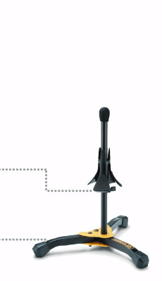 Stand--trumpet Hercules Single - Single Peg for