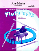 Ave Maria by Bach Johann Sebastian - Holcombe Bill - for Flute Trio