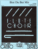 Bist Du Bei Mir by Bach Johann Sebastian - Holcombe Sr and Holcombe Jr - for Flute Lg E