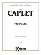 2 Pieces by Caplet Andre for Flute and Piano