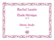 Etude Heroique Op38 by Laurin Rachel for Organ Solo