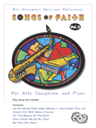 Songs of Faith Volume 2 by - Holcombe Bill - for Alto Saxophone w/ Audio