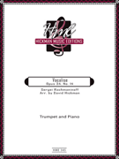 Vocalise Opus 24 No 14 by Rachmaninoff Sergei - Hickman David - for Trumpet and Piano