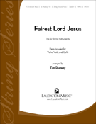 Fairest Lord Jesus by - Rumsey Tim - for 3 Str and Piano