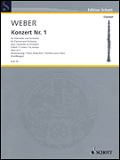 Konzert #1 F Minor Wev 11 by Weber Carl Maria von - Heidlberger Frank - for Clarinet Solo