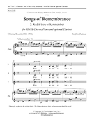 And if thou wilt remember by Chatman Stephen for SSATB and Piano