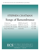 And if thou wilt remember by Chatman Stephen for SSAA and Piano