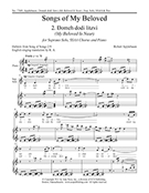 Domeh Dodi Litzvi (My Beloved is Near ) by Applebaum Robert for SSAA and Piano
