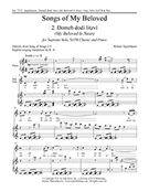 Domeh Dodi Litzvi (My Beloved is Near ) by Applebaum Robert for SATB and Piano